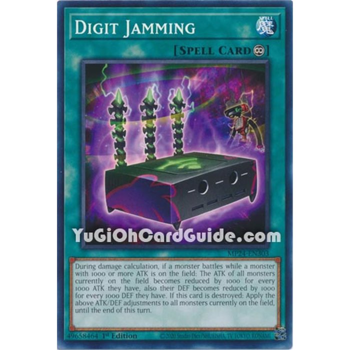 Digit Jamming (Common)