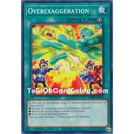 Overexaggeration (Common)