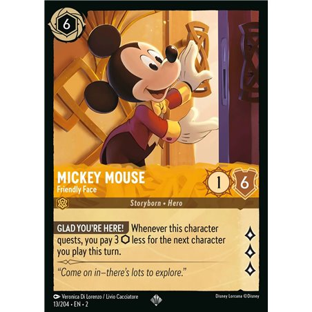 Mickey Mouse - Friendly Face (Super Rare)