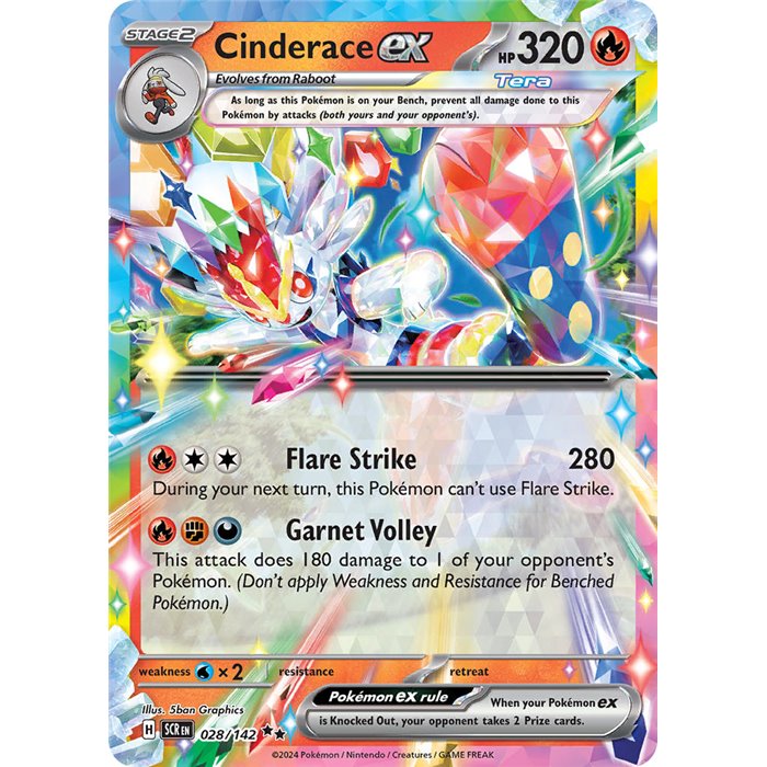 Cinderace ex (Double Rare)