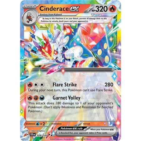 Cinderace ex (Double Rare)