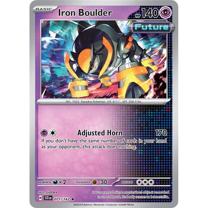 Iron Boulder�(Rare Holofoil)