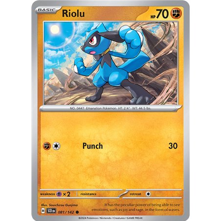 Riolu�(Common/ Reverse Holofoil)