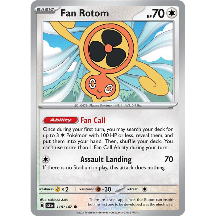 Fan Rotom�(Common/ Reverse Holofoil)