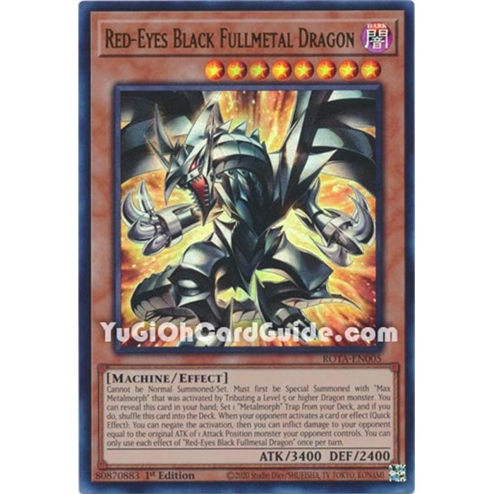 Red-Eyes Black Fullmetal Dragon (Quarter Century Rare)