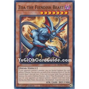 Zoa the Fiendish Beast (Common)