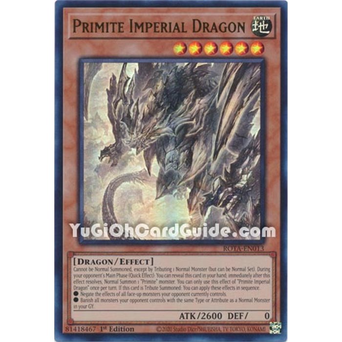 Primite Imperial Dragon (Quarter Century Rare)