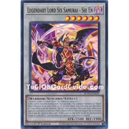 Legendary Lord Six Samurai - Shi En (Ultra Rare)