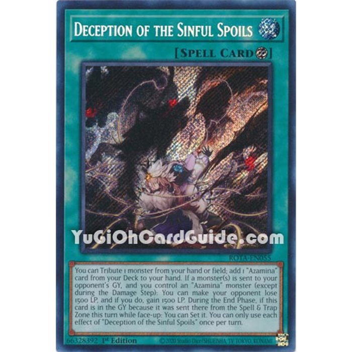 Deception of the Sinful Spoils (Secret Rare)