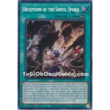 Deception of the Sinful Spoils (Secret Rare)