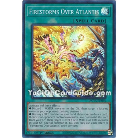 Firestorms Over Atlantis (Super Rare)