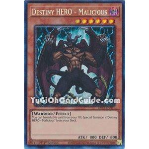 Destiny Hero - Maliscious (Super Rare)