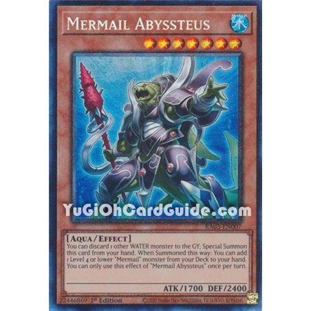 Mermail Abyssteus (Super Rare)