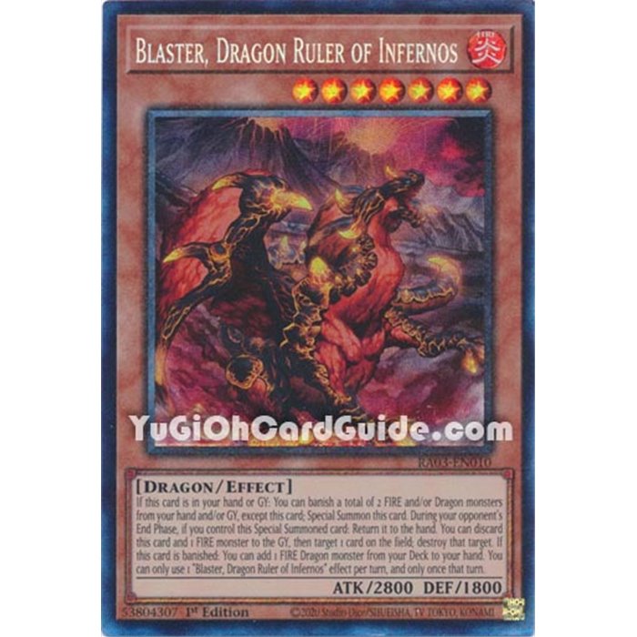 Blaster, Dragon Ruler of Infernos (Prismatic Collector Rare)