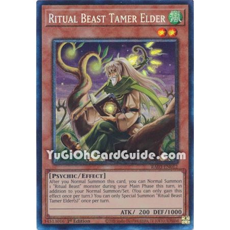 Ritual Beast Tamer Elder (Super Rare)