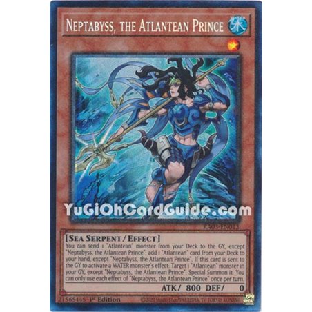 Neptabyss, the Atlantean Princess (Prismatic Ultimate Rare)
