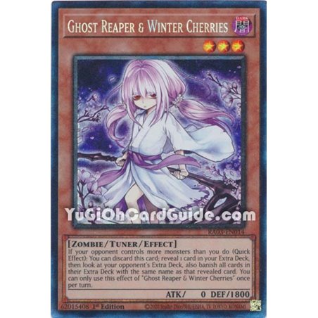 Ghost Reaper & Winter Cherries (Alternate Art) (Quarter Century Secret Rare)