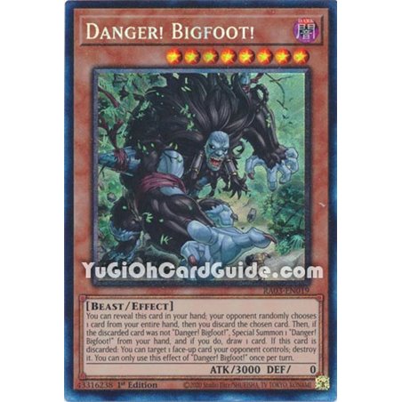 Danger! Bigfoot! (Super Rare)