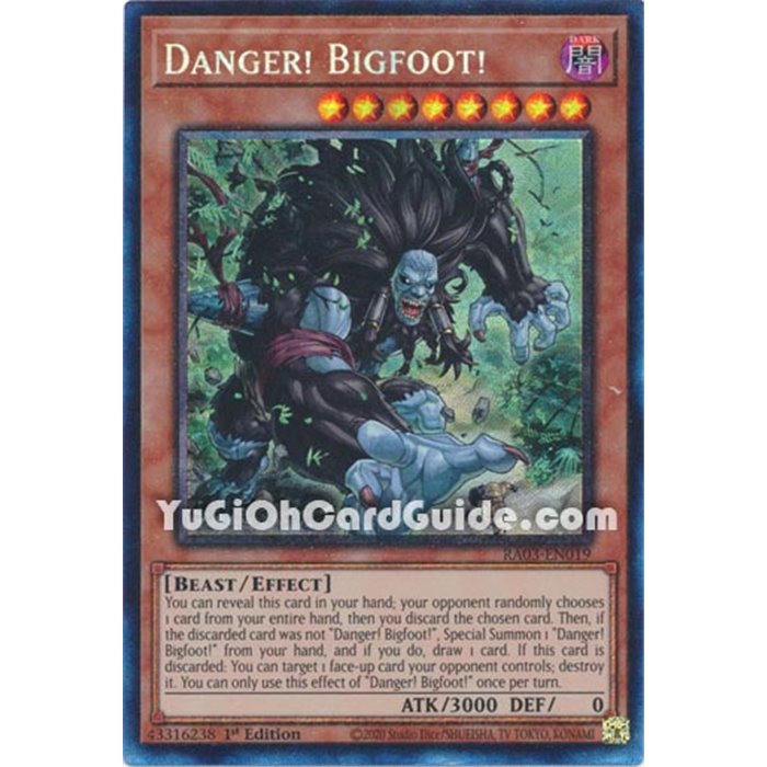 Danger! Bigfoot! (Prismatic Collector Rare)