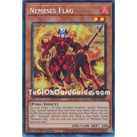 Nemeses Flag (Quarter Century Secret Rare)