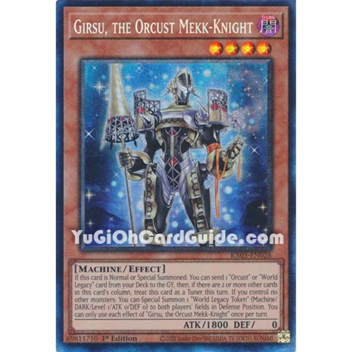 Girsu, the Orcust Mekk-Knight (Secret Rare)