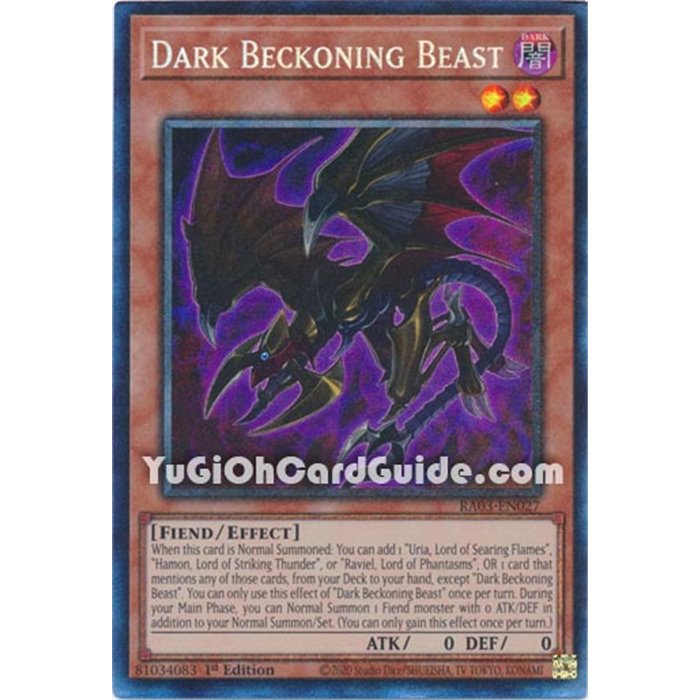 Dark Beckoning Beast (Super Rare)