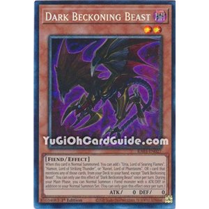 Dark Beckoning Beast (Quarter Century Secret Rare)