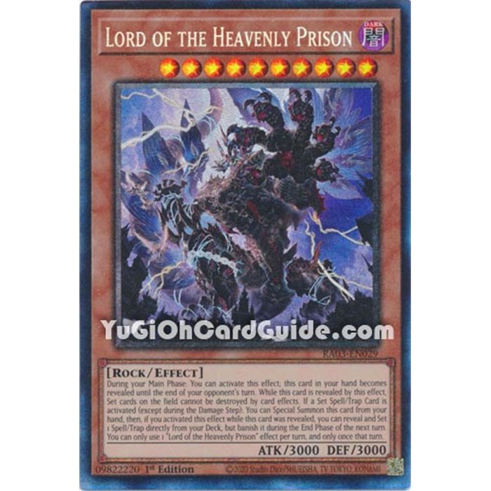 Lord of the Heavenly Prison (Super Rare)