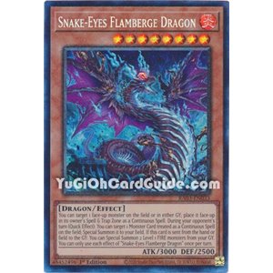 Snake-Eye Flamberge Dragon (Super Rare)