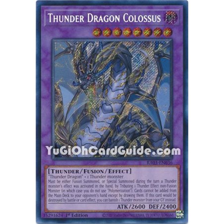 Thunder Dragon Colossus (Super Rare)