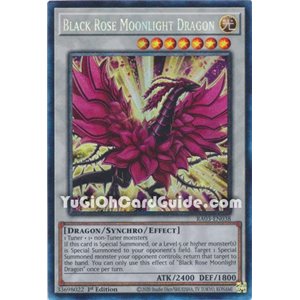 Black Rose Moonlight Dragon (Super Rare)