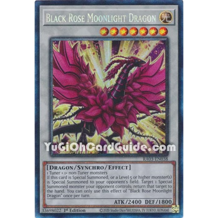 Black Rose Moonlight Dragon (Super Rare)