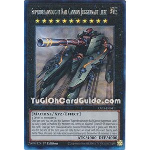 Superdreadnought Rail Cannon Juggernaut Liebe (Super Rare)