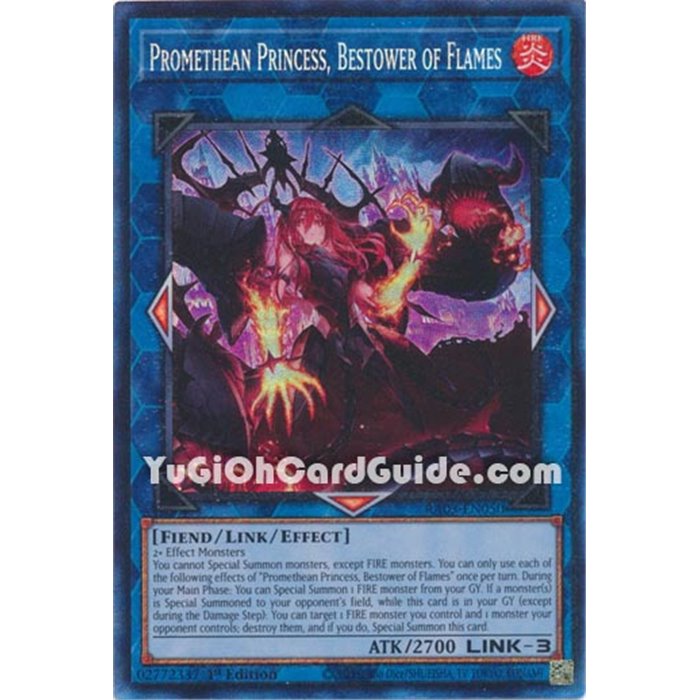 Promethean Princess, Bestower of Flames (Prismatic Ultimate Rare)