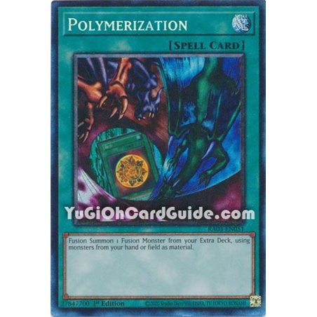 Polymerization (Alternate Password) (Prismatic Ultimate Rare)