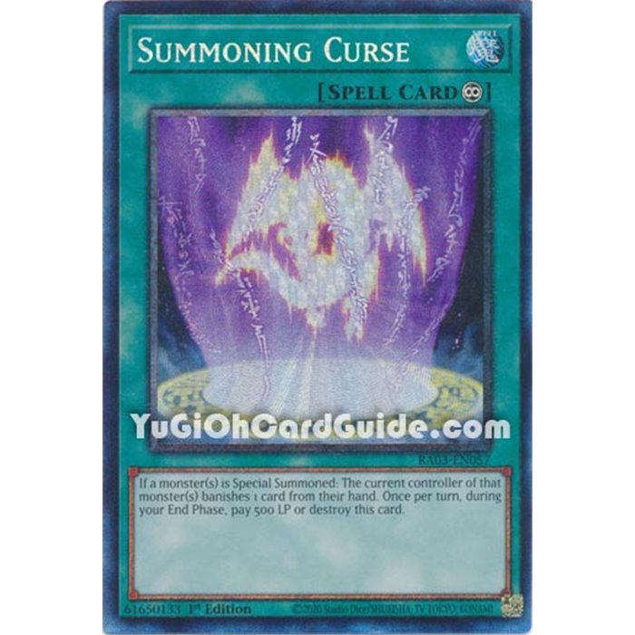 Summoning Curse (Quarter Century Secret Rare)