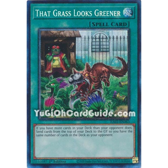 That Grass Looks Greener (Super Rare)