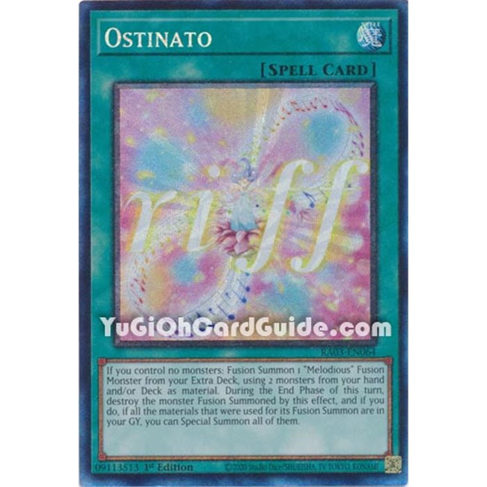 Ostinato (Prismatic Ultimate Rare)