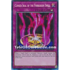 Cursed Seal of the Forbidden Spell (Super Rare)