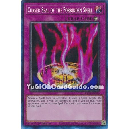 Cursed Seal of the Forbidden Spell (Platinum Secret Rare)