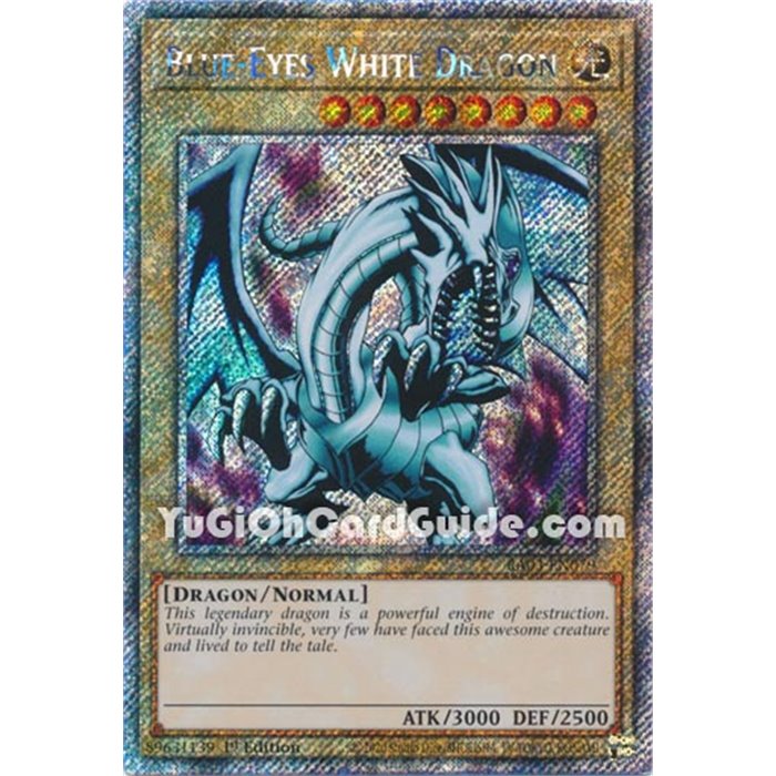 Blue-Eyes White Dragon (Platinum Secret Rare)