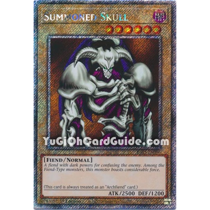 Summoned Skull (Quarter Century Secret Rare)