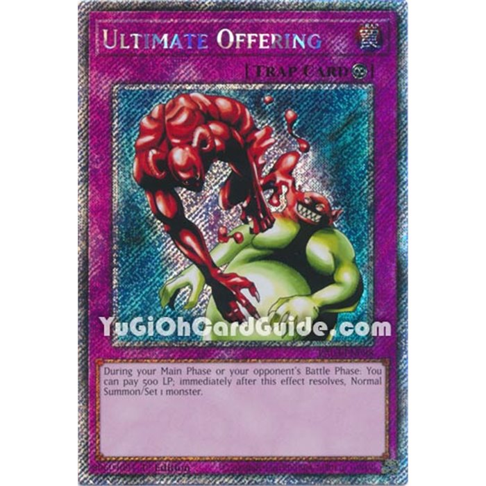 Ultimate Offering (Platinum Secret Rare)