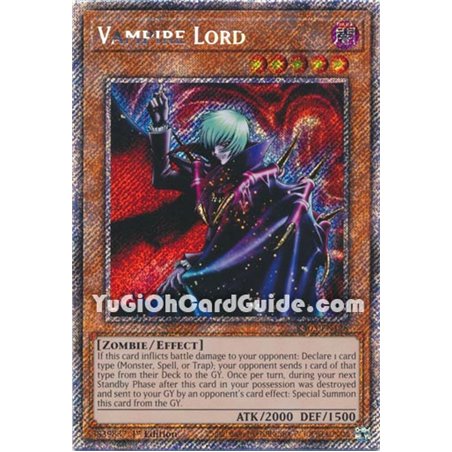 Vampire Lord (Quarter Century Secret Rare)