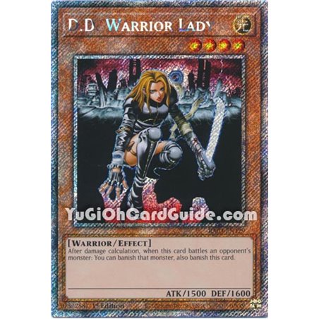 D.D. Warrior Lady (Platinum Secret Rare)
