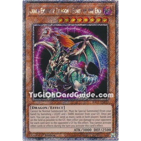 Chaos Emperor Dragon - Envoy of the End (Quarter Century Secret Rare)