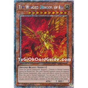 The Winged Dragon of Ra (Quarter Century Secret Rare)