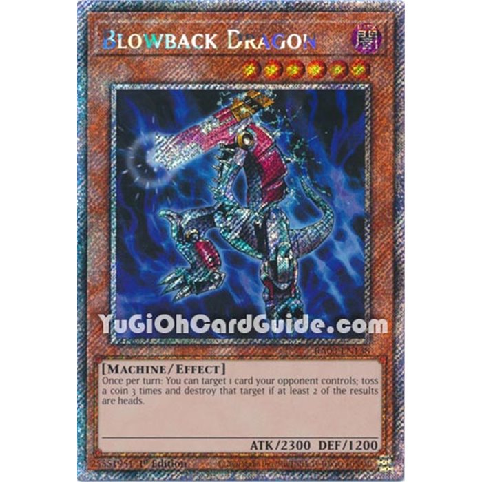 Blowback Dragon (Platinum Secret Rare)