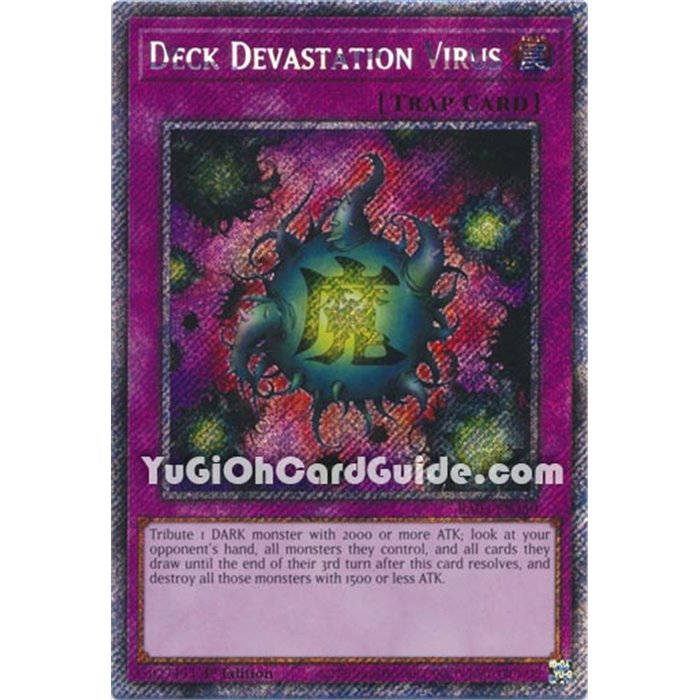 Deck Devastation Virus (Quarter Century Secret Rare)