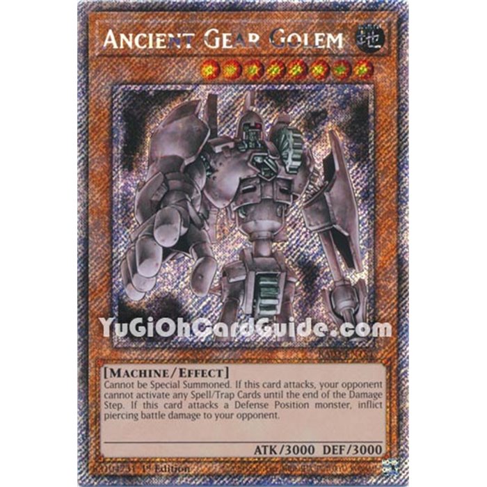 Ancient Gear Golem (Platinum Secret Rare)